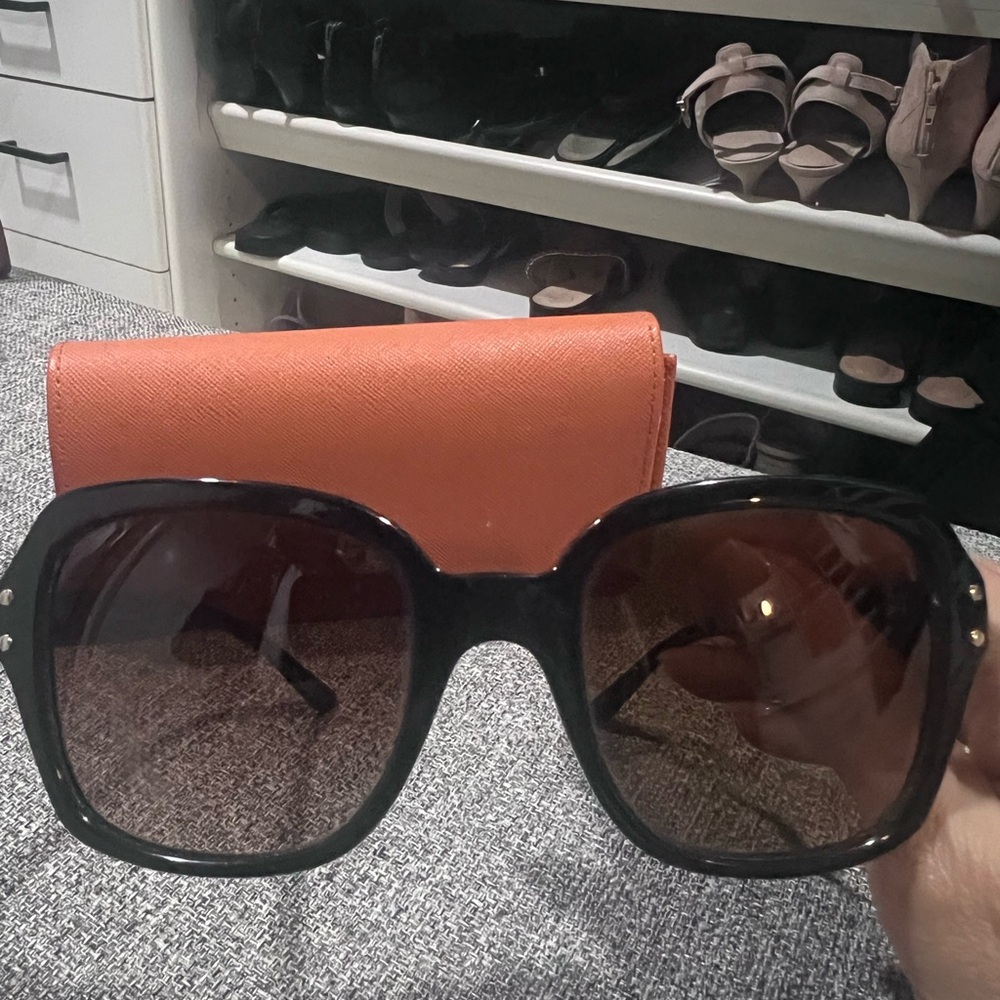 Tory Burch Black Sunglasses with Case
